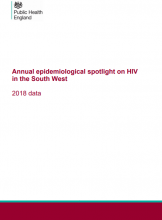 Annual epidemiological spotlight on HIV in the South West: 2018 data